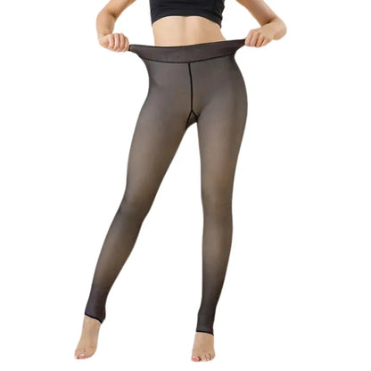 Panty Calza Efecto Piel Para Invierno